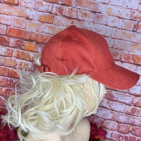 American Needle Burnt Orange New York Yankees Soft Fabric Baseball Hat - Picture 4 of 8